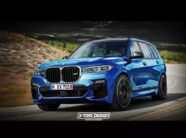 BMW X7 M Rendering von X-Tomi Design Titel-Bild zur News: BMW X7 M Rendering von X-Tomi Design
