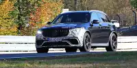 Bild zum Inhalt: Mercedes-AMG GLC 63 Facelift (2019): Mysteriöser Erlkönig