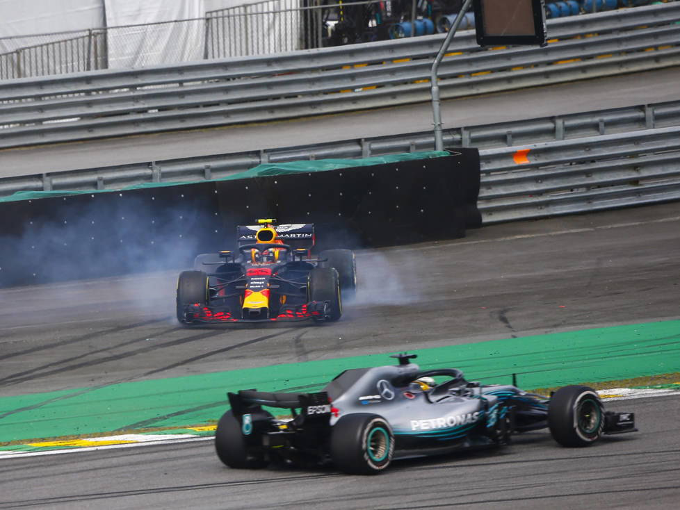 Lewis Hamilton, Max Verstappen, Esteban Ocon