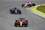 Fernando Alonso (McLaren), Brendon Hartley (Toro Rosso) und Esteban Ocon (Racing Point) 