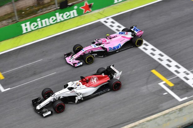 Marcus Ericsson Esteban Ocon Force India Sahara Force India F1 Team F1Sauber Alfa Romeo Sauber F1 Team F1 ~Marcus Ericsson (Sauber) und Esteban Ocon (Racing Point) ~ Marcus Ericsson Esteban Ocon Force India Sahara Force India F1 Team F1Sauber Alfa Romeo Sauber F1 Team F1 ~Marcus Ericsson (Sauber) und Esteban Ocon (Racing Point) ~
