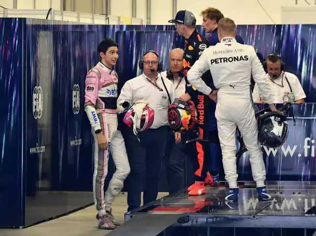 Titel-Bild zur News: Max Verstappen, Esteban Ocon
