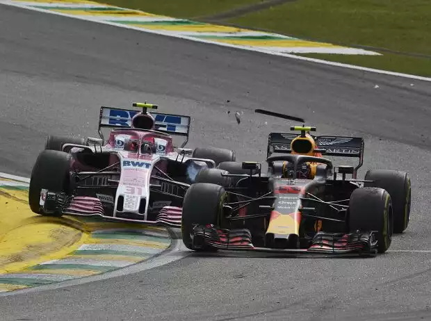 Titel-Bild zur News: Max Verstappen, Esteban Ocon