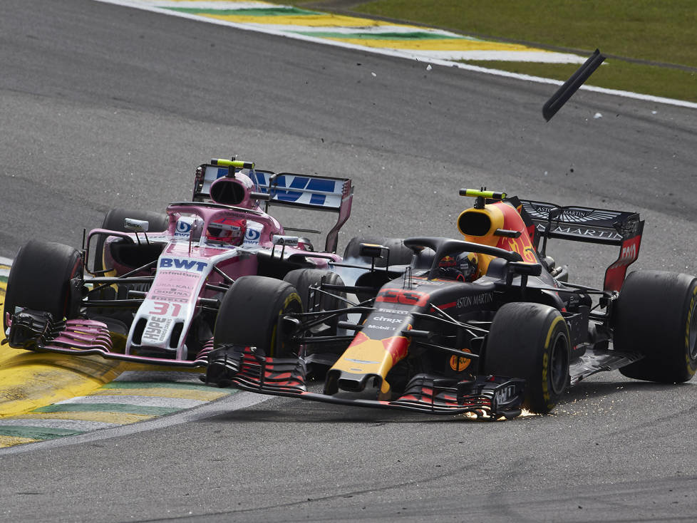 Esteban Ocon, Max Verstappen