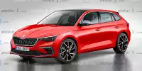 Bild zum Inhalt: Skoda Scala (2019): Innenraum, offizielle Erlkönig-Bilder und Rendering