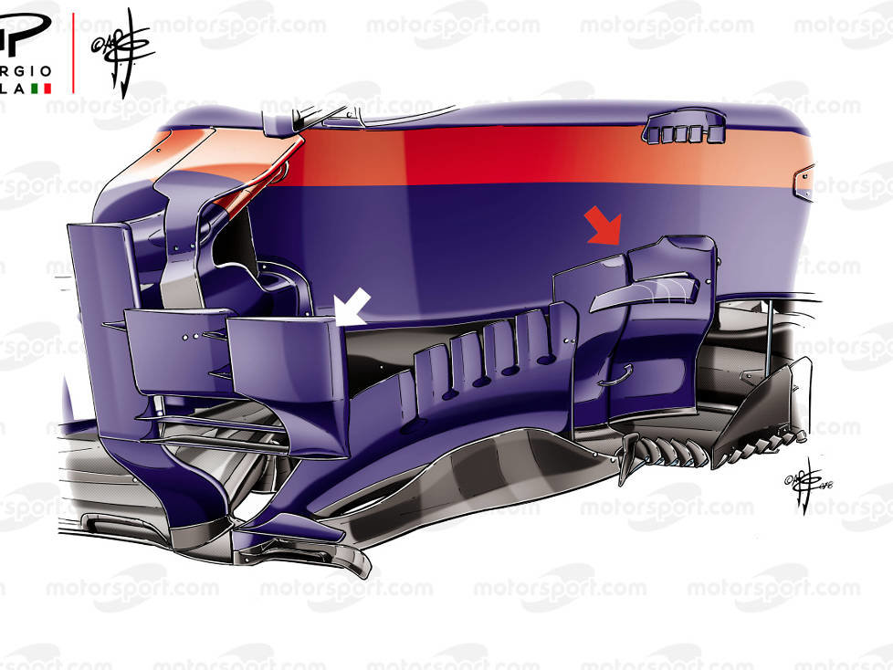 Barge-Board bei Toro Rosso