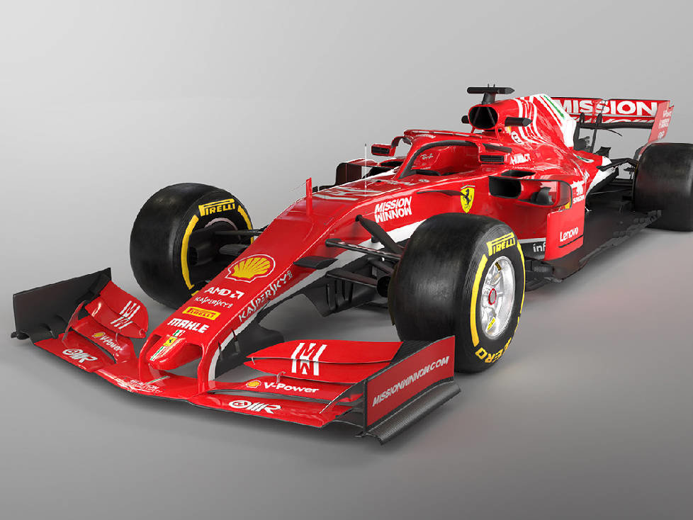 3D-Studie des Ferrari für 2019