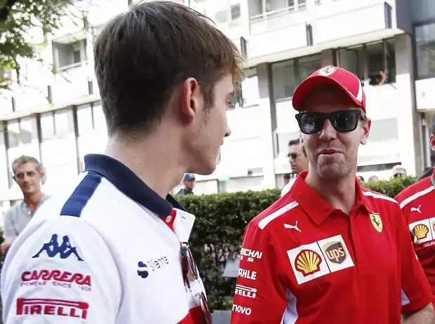 Charles Leclerc, Sebastian Vettel, Beat Zehnder Titel-Bild zur News: Charles Leclerc, Sebastian Vettel, Beat Zehnder