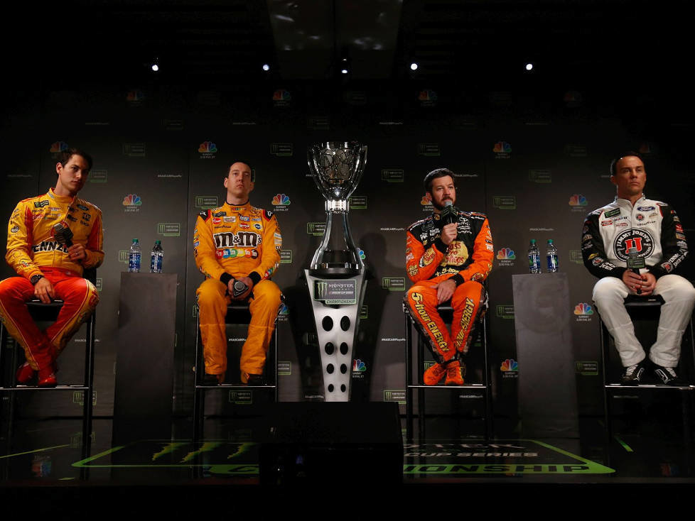 NASCAR-Finalteilnehmer 2018: Joey Logano, Kyle Busch, Maritn Truex Jr., Kevin Harvick