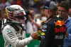 Bild zum Inhalt: Video: So hat Lewis Hamilton Max Verstappen belehrt