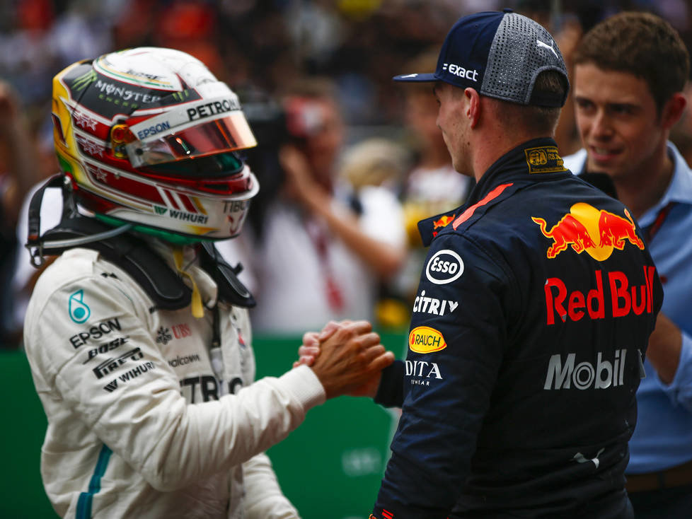 Max Verstappen, Lewis Hamilton