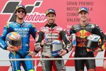 Andrea Dovizioso (Ducati), Alex Rins (Suzuki) und Pol Espargaro (KTM) 