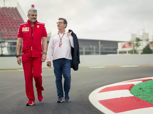 Maurizio Arrivabene und Louis Camilleri Titel-Bild zur News: Maurizio Arrivabene und Louis Camilleri