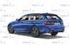 Bild zum Inhalt: BMW 3er Touring Rendering: Der Kombi dürfte Anfang 2019 präsentiert werden
