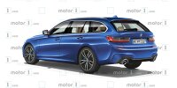 Bild zum Inhalt: BMW 3er Touring Rendering: Der Kombi dürfte Anfang 2019 präsentiert werden