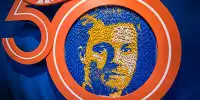 Nico Rosberg als Kunstwerk aus Spielzeugautos