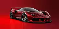Ferrari F40 Tribute Rendering von Samir Sadikhov