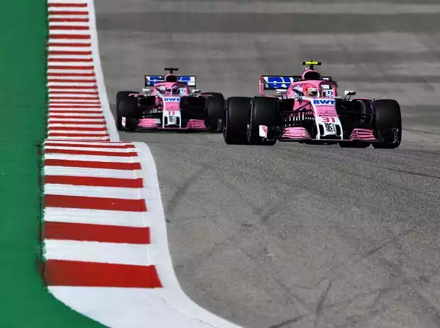 Esteban Ocon, Sergio Perez Titel-Bild zur News: Esteban Ocon, Sergio Perez