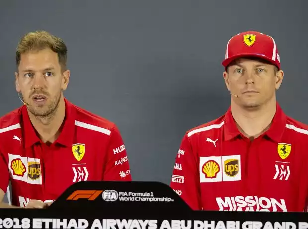 Sebastian Vettel, Kimi Räikkönen Titel-Bild zur News: Sebastian Vettel, Kimi Räikkönen