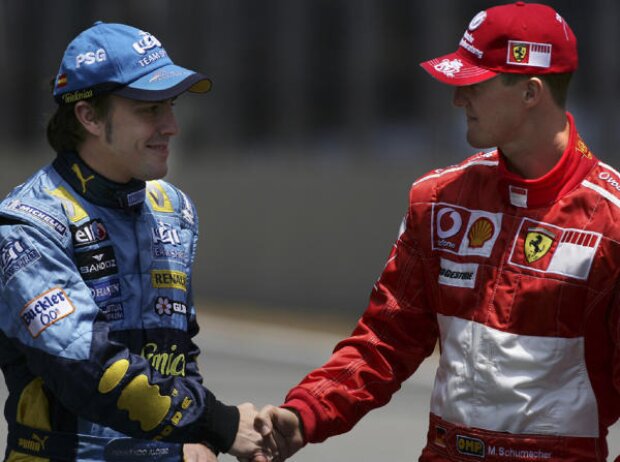 Fernando Alonso, Michael Schumacher Fernando Alonso, Michael Schumacher