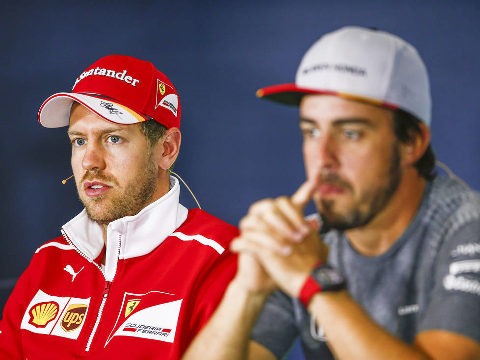 Sebastian Vettel, Fernando Alonso
