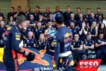 Max Verstappen (Red Bull) und Daniel Ricciardo (Red Bull) 