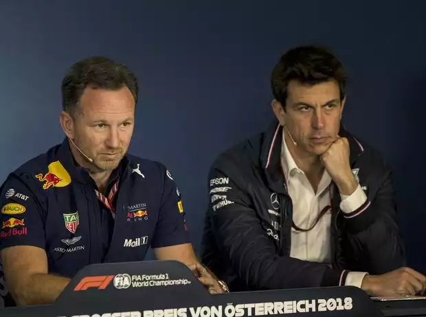 Christian Horner, Toto Wolff Titel-Bild zur News: Christian Horner, Toto Wolff