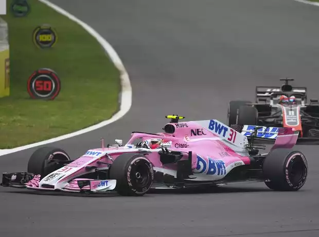 Esteban Ocon, Romain Grosjean Titel-Bild zur News: Esteban Ocon, Romain Grosjean