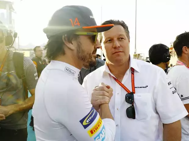 Fernando Alonso, Zak Brown Titel-Bild zur News: Fernando Alonso, Zak Brown
