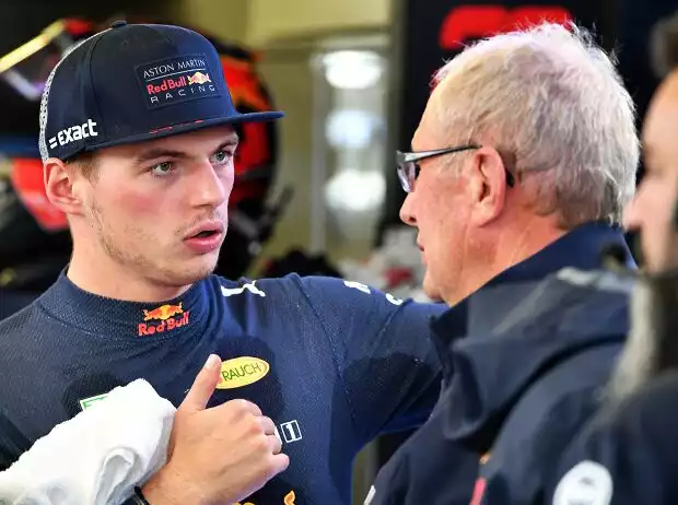 Max Verstappen, Helmut Marko Titel-Bild zur News: Max Verstappen, Helmut Marko