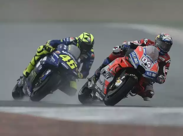 Andrea Dovizioso, Valentino Rossi Titel-Bild zur News: Andrea Dovizioso, Valentino Rossi