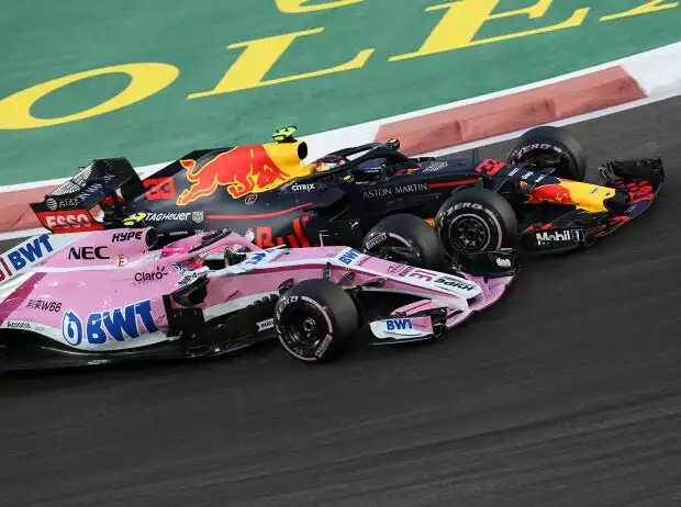 Titel-Bild zur News: Esteban Ocon, Max Verstappen