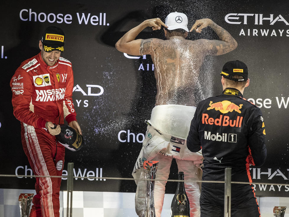 Sebastian Vettel, Lewis Hamilton, Max Verstappen