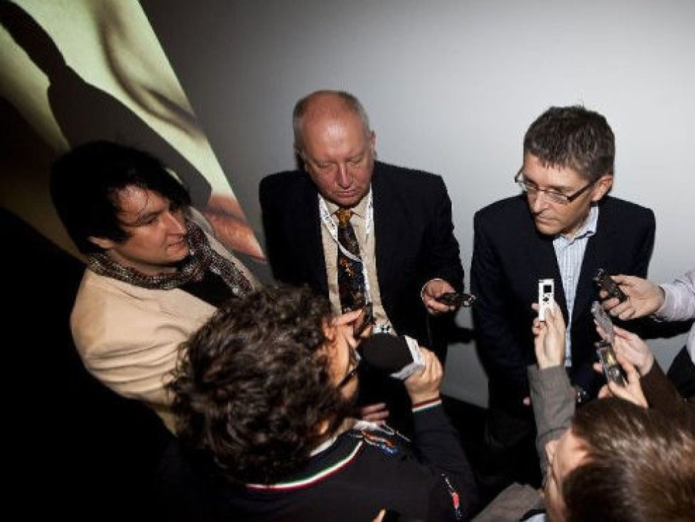 Christian Nimmervoll, Dieter Rencken, Nick Fry und Alan Baldwin