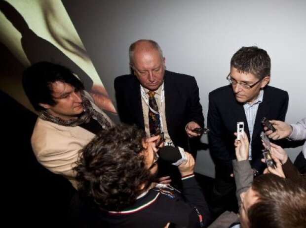 Christian Nimmervoll, Dieter Rencken, Nick Fry und Alan Baldwin Christian Nimmervoll, Dieter Rencken, Nick Fry und Alan Baldwin