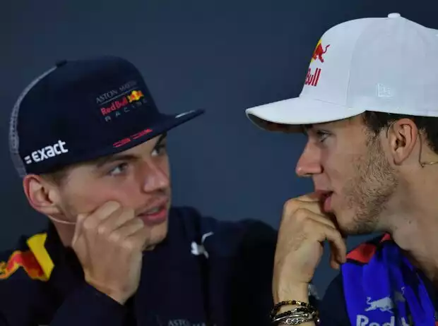 Max Verstappen, Pierre Gasly Titel-Bild zur News: Max Verstappen, Pierre Gasly