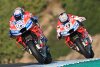 Ducati in Jerez: Andrea Dovizioso stürzt, Danilo Petrucci fährt Bestzeit