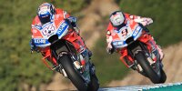 Bild zum Inhalt: Ducati in Jerez: Andrea Dovizioso stürzt, Danilo Petrucci fährt Bestzeit