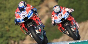 Ducati in Jerez: Andrea Dovizioso stürzt, Danilo Petrucci fährt Bestzeit