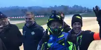 Bild zum Inhalt: Rossi/Morbidelli gewinnen "100 Kilometer der Champions" in Tavullia