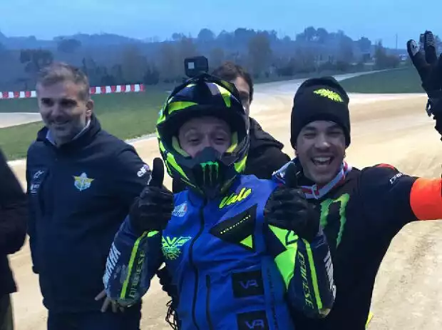 Valentino Rossi, Franco Morbidelli Titel-Bild zur News: Valentino Rossi, Franco Morbidelli