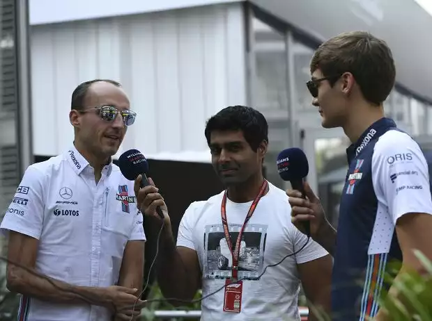 Robert Kubica, Karun Chandhok, George Russell Titel-Bild zur News: Robert Kubica, Karun Chandhok, George Russell