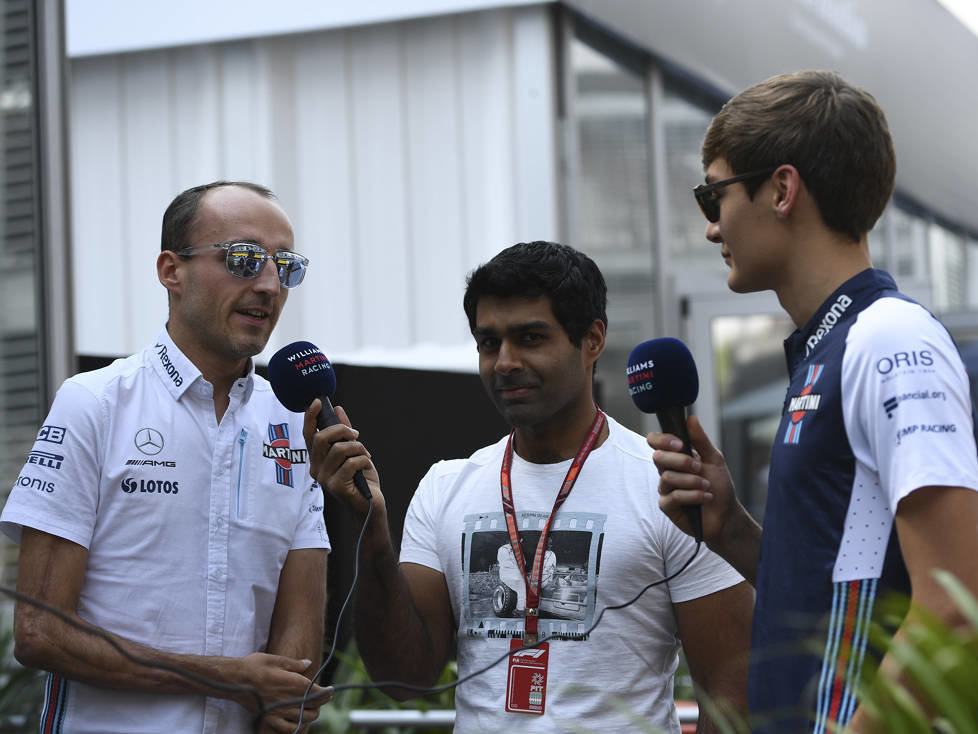 Robert Kubica, Karun Chandhok, George Russell