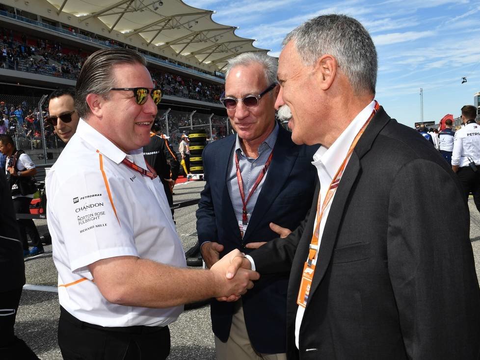 Zak Brown, Chase Carey