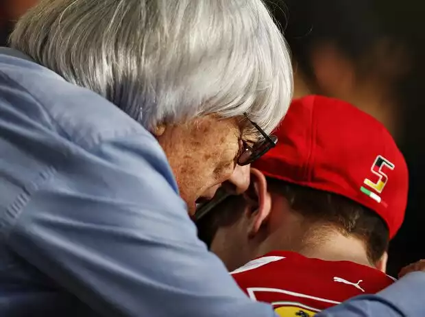 Bernie Ecclestone, Sebastian Vettel Titel-Bild zur News: Bernie Ecclestone, Sebastian Vettel