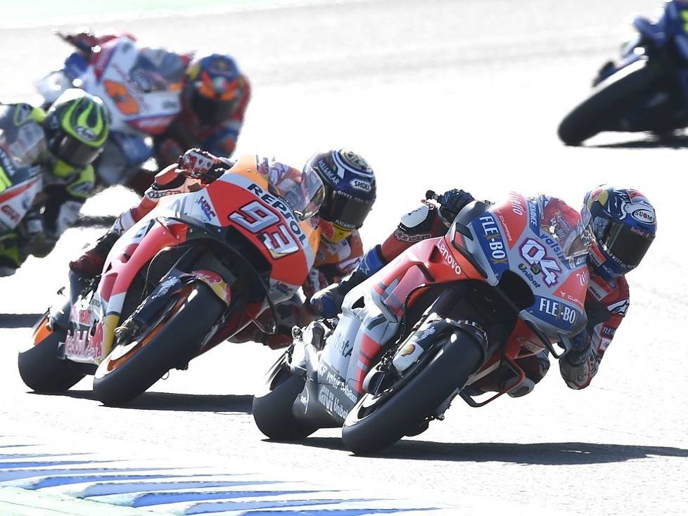 Andrea Dovizioso, Marc Marquez