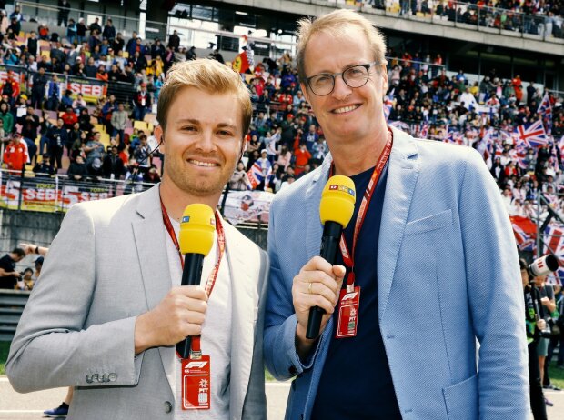 Nico Rosberg und Florian König von RTL