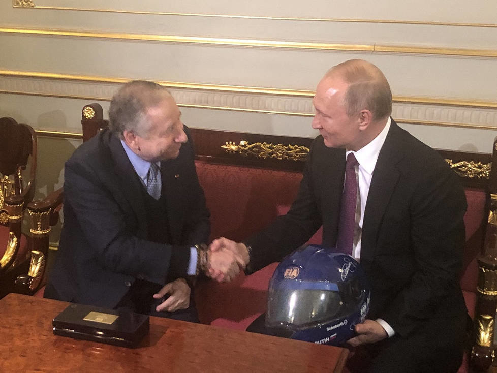 Jean Todt und Wladimir Putin