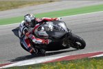 Carlos Checa auf einem Prototyp der Panigale