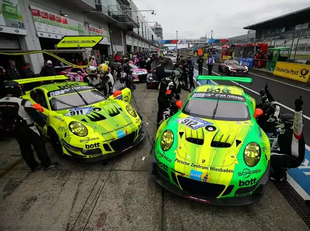 Kevin Estre, Laurens Vanthoor, Earl Bamber, Patrick Pilet, Nick Tandy Titel-Bild zur News: Kevin Estre, Laurens Vanthoor, Earl Bamber, Patrick Pilet, Nick Tandy